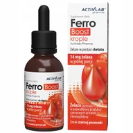 Witaminy i minerały - ActivLab Pharma FerroBoost, krople, smak czarnej porzeczki, 30 ml - miniaturka - grafika 1