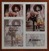 Ramki na zdjęcia - GALERIA multirama STYLE 02-2 na zdj 10x15/15X21 cm. BRĄZOWA - miniaturka - grafika 1