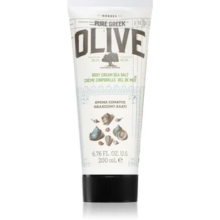 Korres Pure Greek Olive Body Cream Sea Salt 200ml - Balsamy i kremy do ciała - miniaturka - grafika 1