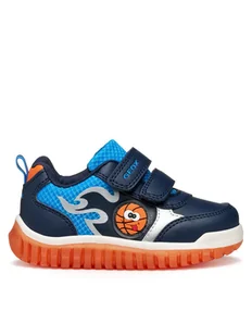 Geox Sneakersy B Lightyloo B565ZA 0BC14 C0659 Granatowy - Buty dla chłopców - miniaturka - grafika 1