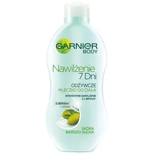 Garnier Body Nawilżenie 7 Dni Odżywcze mleczko do ciała skóra wysuszona Oliwka 400ml - Balsamy i kremy do ciała - miniaturka - grafika 2