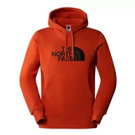 Bluzy sportowe męskie - Bluza The North Face Drew Peak 00AHJYLV41 - czerwona - miniaturka - grafika 1