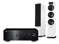 Zestawy stereo - Yamaha A-S701 (czarny) + Tesi 6 (biały) - miniaturka - grafika 1