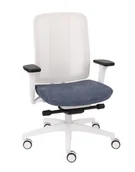 Fotele gamingowe - ErgoJunior WS White, krzesło do biurka, dla dziecka, dla młodzieży, krzesło gamingowe, fotel dla dziecka, fotel obrotowy - miniaturka - grafika 1