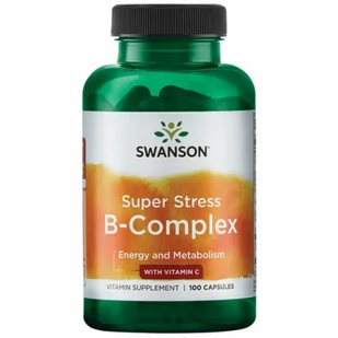 Super Stress B-Complex With Vitamin C 100Kaps. - Układ nerwowy - miniaturka - grafika 1