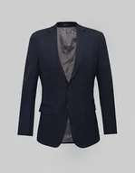 Garnitury - garnitur galatro granatowy slim fit - miniaturka - grafika 1
