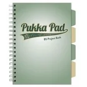 Zeszyty szkolne - Kołozeszyt Pukka Pad B5 Project Book Sage kratka - miniaturka - grafika 1