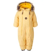 Kombinezony dla dzieci - Dziewczęcy kombinezon zimowy odblaskowy żółty Lenne r.68 - miniaturka - grafika 1