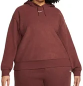 Bluzy damskie - Bluza Nike NSW Plush DM9201273 Plus Size r. 1X - miniaturka - grafika 1