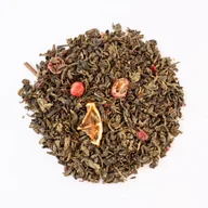 Herbata - Herbata zielona ŻURAWINA I POMARAŃCZA 100g - miniaturka - grafika 1