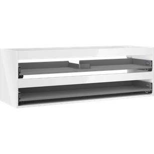 Mexen Box-A korpus szafki podumywalkowej 140 cm, 2 szuflady, biały połysk - 91AX0-1400-470-2-00 - Szafki łazienkowe - miniaturka - grafika 1