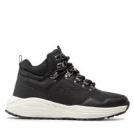 Buty dla dziewczynek - Buty dziecięce Champion S32441KK002 CLIMB RX MID B GS Czarne - miniaturka - grafika 1