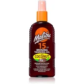 Balsamy i kremy do opalania - MALIBU Bronzing Tanning Oil Argan Oil Preparat do opalania ciała W 200 ml e5025135119248 - miniaturka - grafika 1