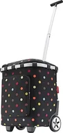 Torby i wózki na zakupy - Koszyk na kółkach Carrycruiser Plus w kolorowe kropki - miniaturka - grafika 1