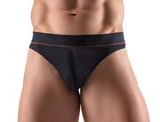 Bielizna erotyczna męska - Svenjoyment Men's String 2111632 Black S - miniaturka - grafika 1