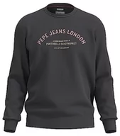 Bluzy męskie - Pepe Jeans Męska bluza Medley Crew, szara (Thunder), M, szary (Thunder), M - miniaturka - grafika 1
