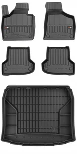 Zestaw 3D Dywaniki i mata bagażnika Audi A3 8P 2003-2013 hatchback - Dywaniki samochodowe - miniaturka - grafika 1