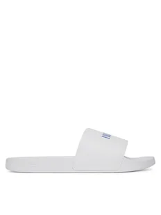 Tommy Hilfiger Klapki Hilfiger Print Tumble Pool Slide FM0FM05505 Biały - Klapki i japonki męskie - miniaturka - grafika 1