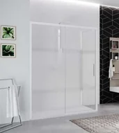 Ścianki i drzwi prysznicowe - Novellini Kuadra 2.0 2PH Drzwi przesuwne 97-101x200 cm prawe profile biały mat szkło przezroczyste K22PH97D-1U - miniaturka - grafika 1