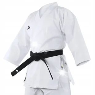 KIMONO KARATE - KARATEGA ADIDAS WKF CLUB DLA DZIECI MOCNE WYGODNE - 160CM - Kimona, stroje i obuwie - miniaturka - grafika 1