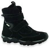 Buty dla dziewczynek - Zimowe dziecięce buty z membraną BRTKtex Bartek 17292018 Czarne - miniaturka - grafika 1