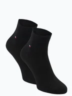 Skarpetki męskie - Tommy Hilfiger Skarpety pakowane po 2 szt. Mężczyźni Bawełna czarny jednolity, 39-42 - miniaturka - grafika 1