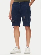 Spodenki męskie - Aeronautica Militare Szorty jeansowe 251BE252CT3507 Granatowy Regular Fit - miniaturka - grafika 1