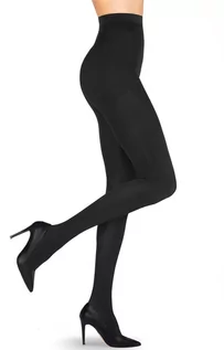 Rajstopy - Soft 3D 40 den gładkie rajstopy damskie, Kolor nero (czarny), Rozmiar 2, Mona - grafika 1