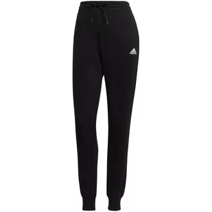 Spodnie dresowe damskie adidas SPORTSWEAR ESSENTIALS FT LOGO czarne GM5526-XL - Dresy damskie - miniaturka - grafika 1