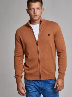 Bluza męska rozpinana streetwear Timberland TB0A2BMZ S Brązowa (196246841405). Bluzy męskie streetwear - Bluzy męskie - miniaturka - grafika 1