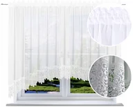 Firany - Firana Gotowa Z Gipiurą w Łuk 170x400 Klasyczna - miniaturka - grafika 1