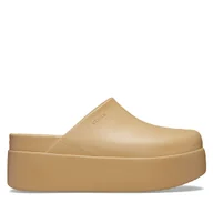 Klapki i japonki damskie - Klapki Crocs Dylan Platform Clog 209870 Brązowy - miniaturka - grafika 1