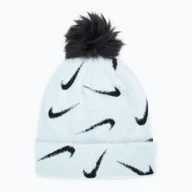 Czapki damskie - Czapka zimowa dziecięca Nike Peak glacier blue/black WYSYŁKA W 24H 30 DNI NA ZWROT - miniaturka - grafika 1