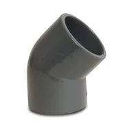 Pozostałe akcesoria do akwarium - Profec Kolanko 45 PVC 50 mm - miniaturka - grafika 1