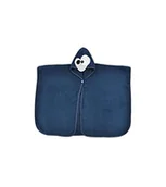 Kurtki damskie - Poyetmotte Ponczo Pingou, 12 miesięcy, biały, wielokolorowy, jeden rozmiar - miniaturka - grafika 1