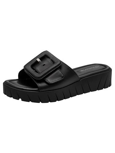 Tamaris Damskie klapki damskie 1-27213-46 Mule, czarne, 9 UK