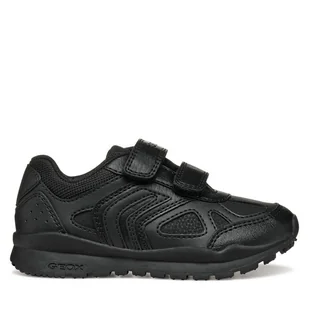 Sneakersy Geox J Pavel J5515A 0BUCE C9999 S Czarny - Buty dla chłopców - miniaturka - grafika 1