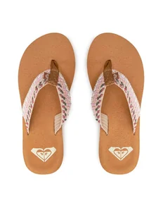 Roxy Japonki ARJL101113 Różowy - Klapki i japonki damskie - miniaturka - grafika 1