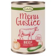 Mokra karma dla psów - Korzystny pakiet Lukullus Menu Gustico, 24 x 400 g  - Wołowina z dynią, jabłkiem i oregano - miniaturka - grafika 1