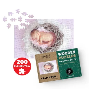 FOTO PUZZLE DREWNIANE z TWOJEGO ZDJĘCIA NA PREZENT 200 elementów 45x30 cm - Puzzle - miniaturka - grafika 1