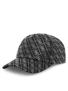Guess Czapka z daszkiem AW5284 COT01 Czarny - Czapki damskie - miniaturka - grafika 1