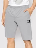 Spodnie sportowe męskie - Diadora Szorty sportowe Core 102.178749 Szary Regular Fit - miniaturka - grafika 1