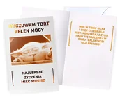 Kartki okolicznościowe i zaproszenia - Karnet Urodziny Star Wars Baby Yoda - Kukartka - miniaturka - grafika 1