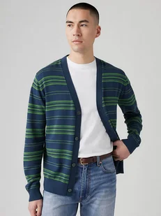Levi's Kardigan w kolorze granatowo-zielonym - Swetry męskie - miniaturka - grafika 1
