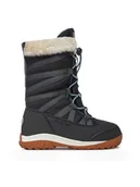 Buty dla dziewczynek - Reima Śniegowce Samojedi 5400034A Czarny - miniaturka - grafika 1