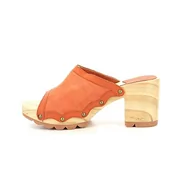 Klapki i japonki damskie - KICKERS WOODSTOK, Japonki damskie, Brick Pomarańczowy, 41 EU, Cegła pomarańczowa, 41 EU - miniaturka - grafika 1