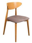 Krzesła - Krzesło Tapicerowane Skandynawskie - miniaturka - grafika 1