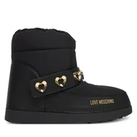 Śniegowce damskie - Śniegowce LOVE MOSCHINO JA24182G1NISD00A Czarny - miniaturka - grafika 1