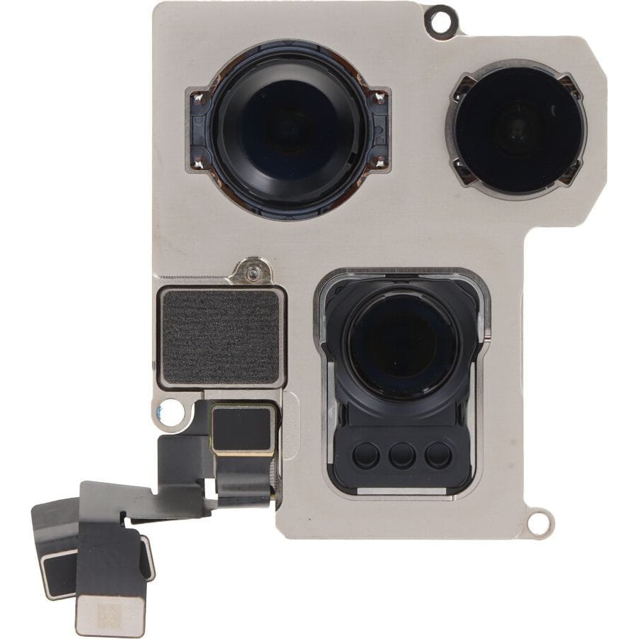Moduł aparatu tylnego 48 MP + 48 MP + 12 MP do iPhone 16 Pro, ORG REF