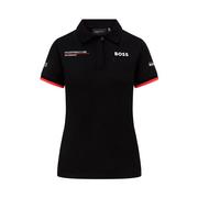 Koszulki i topy damskie - Koszulka Polo damska Team czarna Porsche Motorsport 2023 - miniaturka - grafika 1